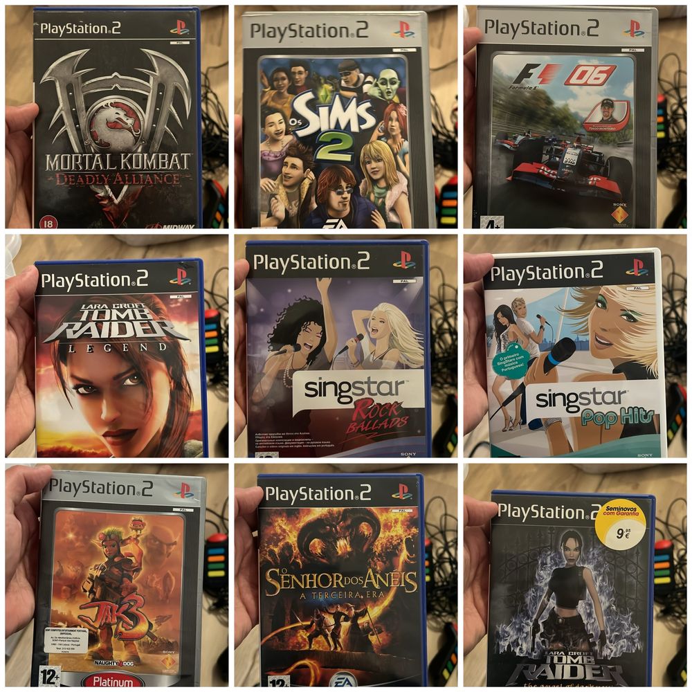 Playstation 2 consola retro para colecionadores acessorios e jogos