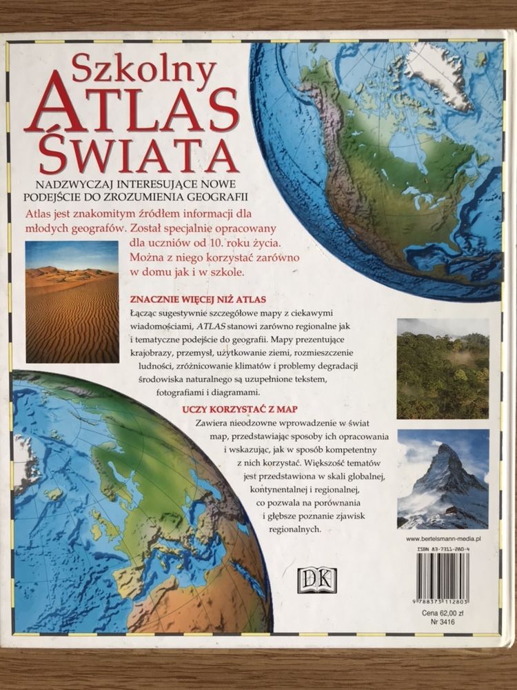 Szkolny Atlas Swiata DK