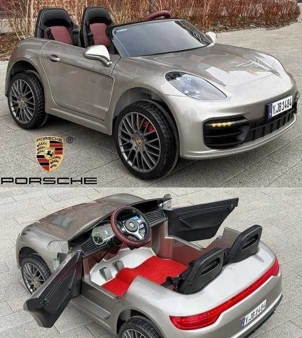 Дитячий електромобіль для двох двомісний Porsche детский электромобиль