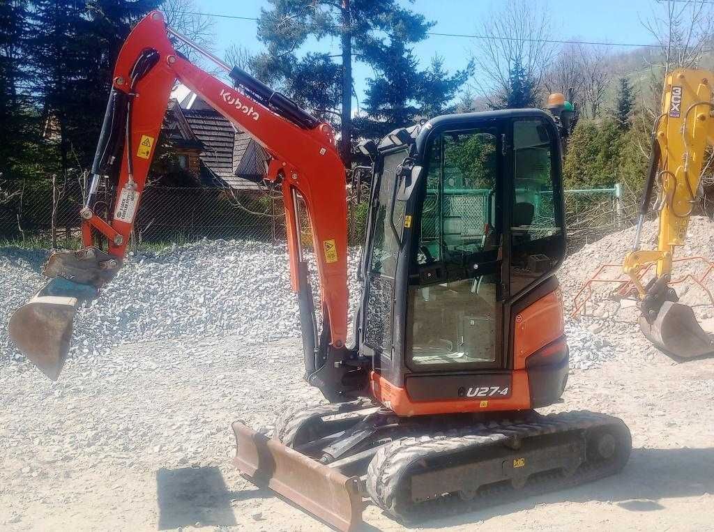 minikoparka koparka kubota U 27 kx27 Cat takeuchi hitachi  bobcat 2021