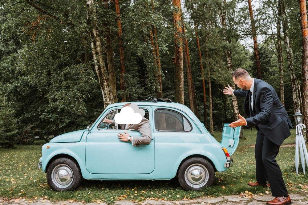 Fiat 500 - Samochód Auto do ślubu, event,film,zabytkowy, SAMBA klasyki