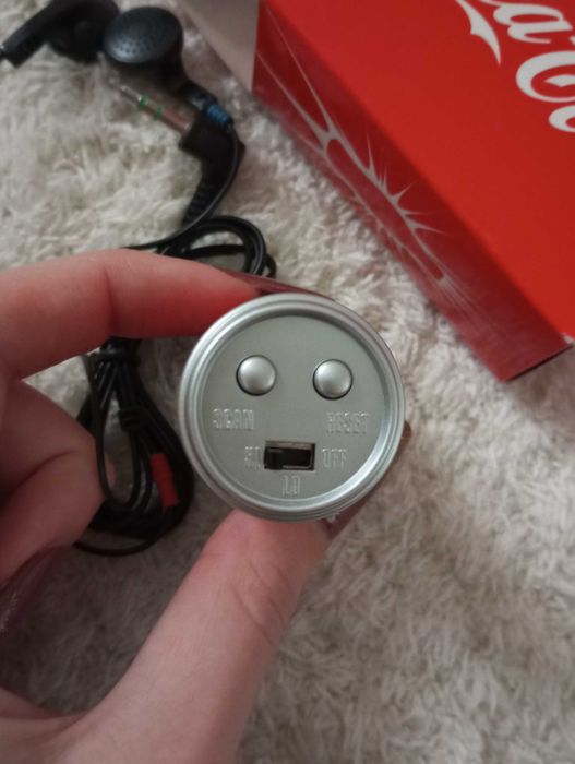 Радіоприймач з навушниками ексклюзивний coca cola