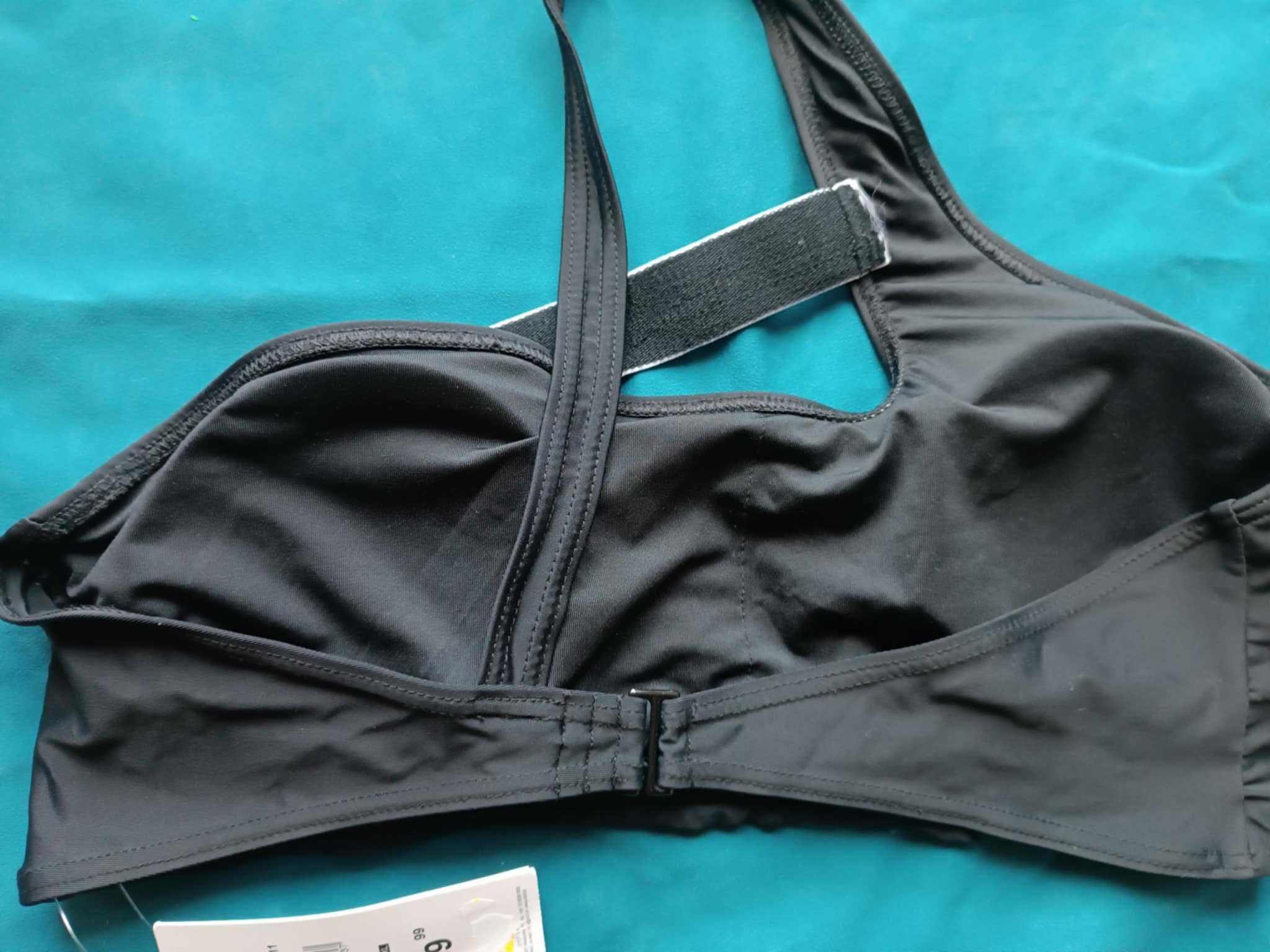 Stanik do stroju nowy z metkami asymetryczny log - XL miska D,E- "4F"