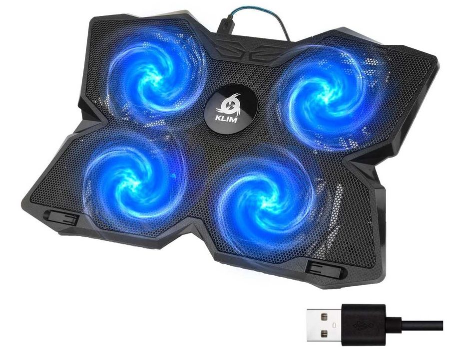Podkładka chłodząca do laptopa KLIM Wind RGB 11-19" 4 wentylatory