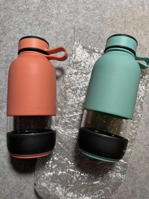 Butelka szklana NOWA na wode Lekue 500ml