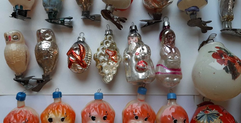 Елочные игрушки СССР