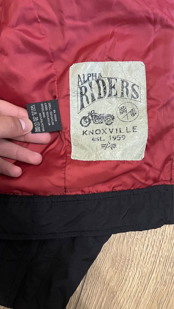 Куртка бомбер alpha industries