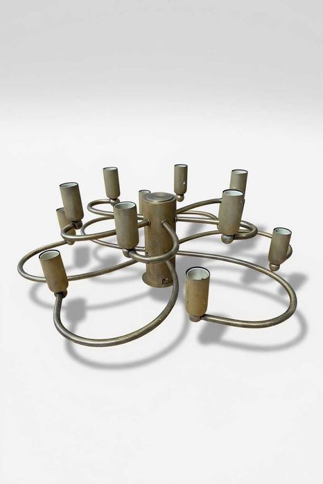 Vintage lampa sufitowa żyrandol Leola Niemcy lata 70 Helestra Leuchten