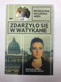 Książka - Zdarzyło się w Watykanie Magdalena Wolińska Riedi nowa