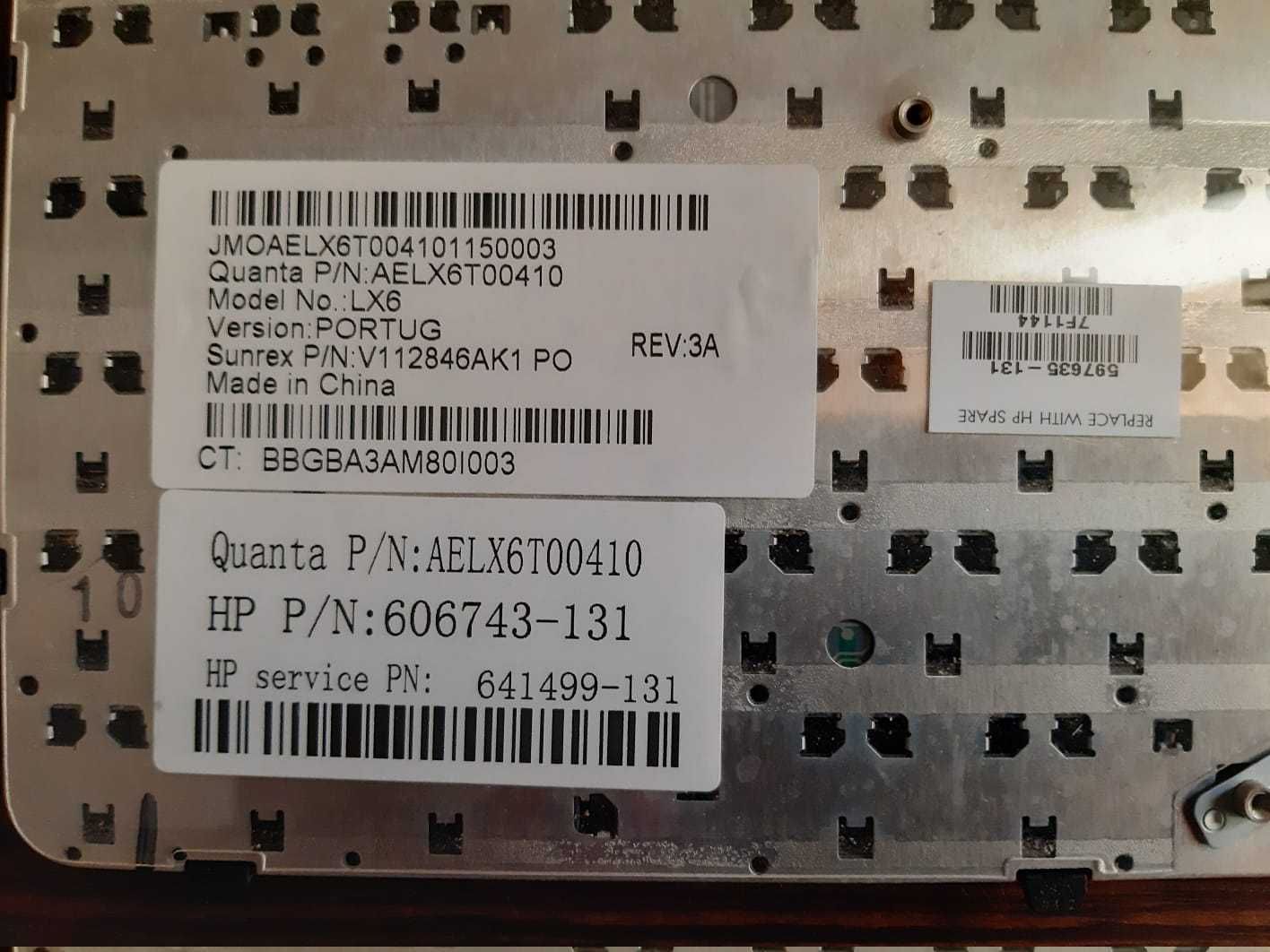 Teclado Notebook, para portátil HP ou compatível