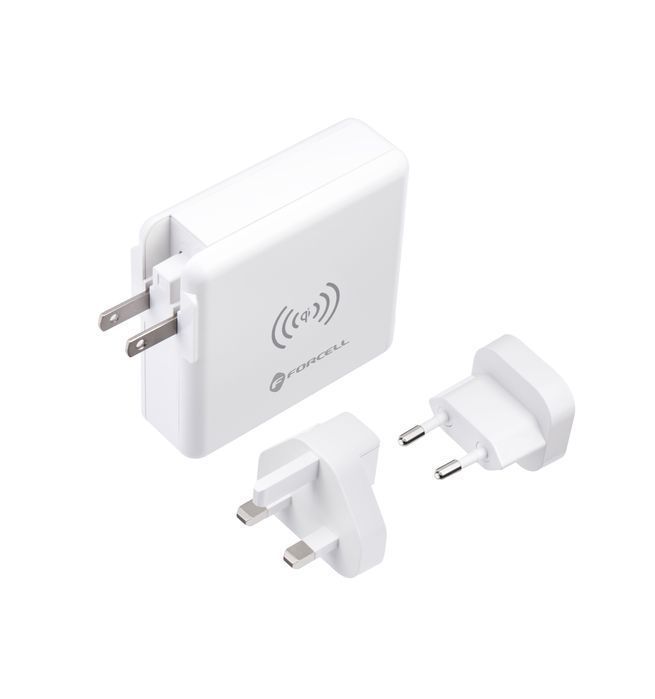 Wielofunkcyjna ładowarka Forcell F-Energy 4w1 2 x USB A + USB C 15W