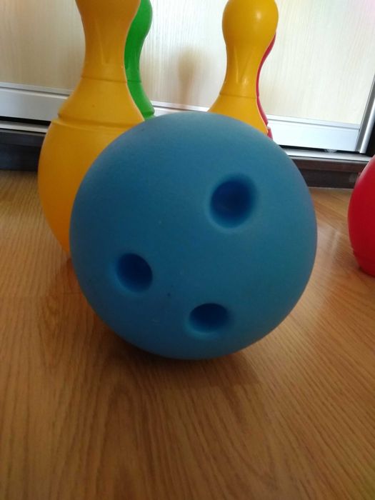 Детский боулинг для малыша 6 кеглей и мячик