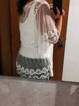 Camisa renda transparente