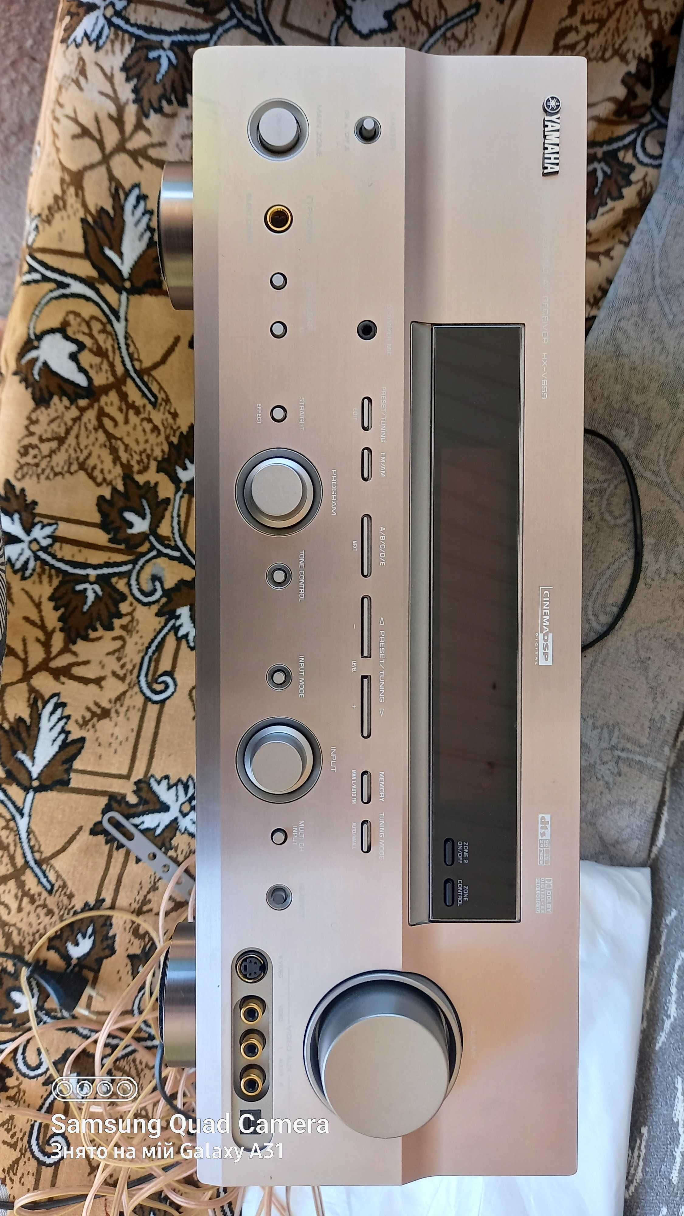 Yamaha cinema dsp natural sound av receiver RX-V659