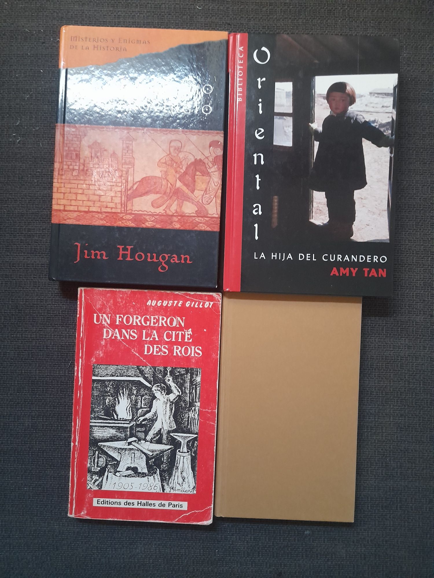 Livros em inglês e espanhol