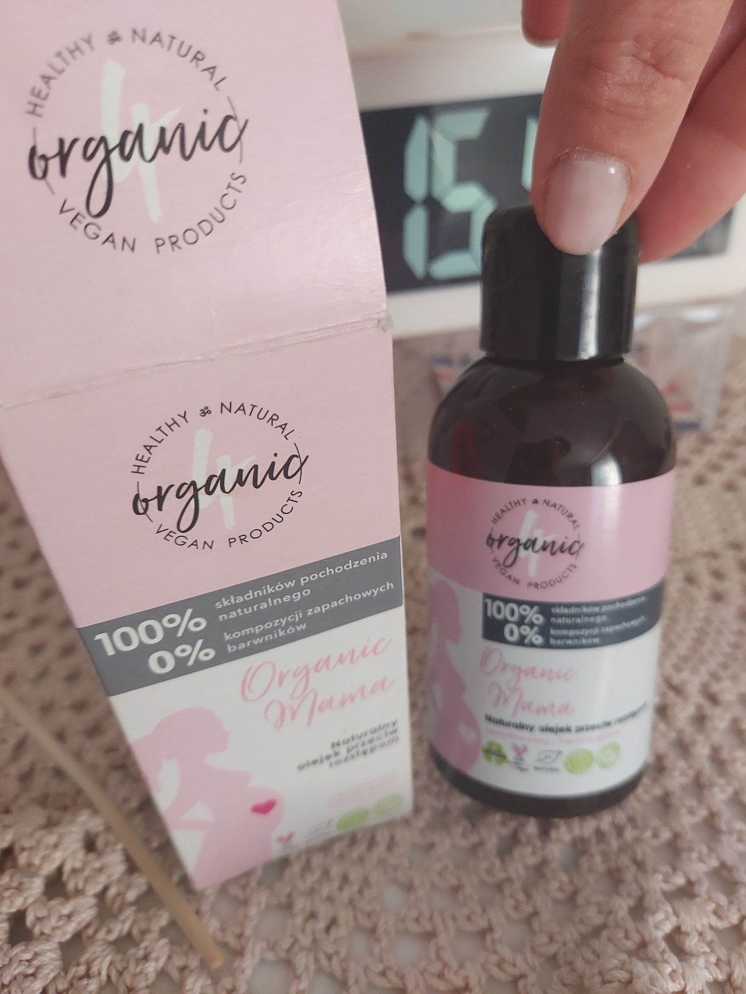 Organic mama olejek na rozstępy nowy naturalny