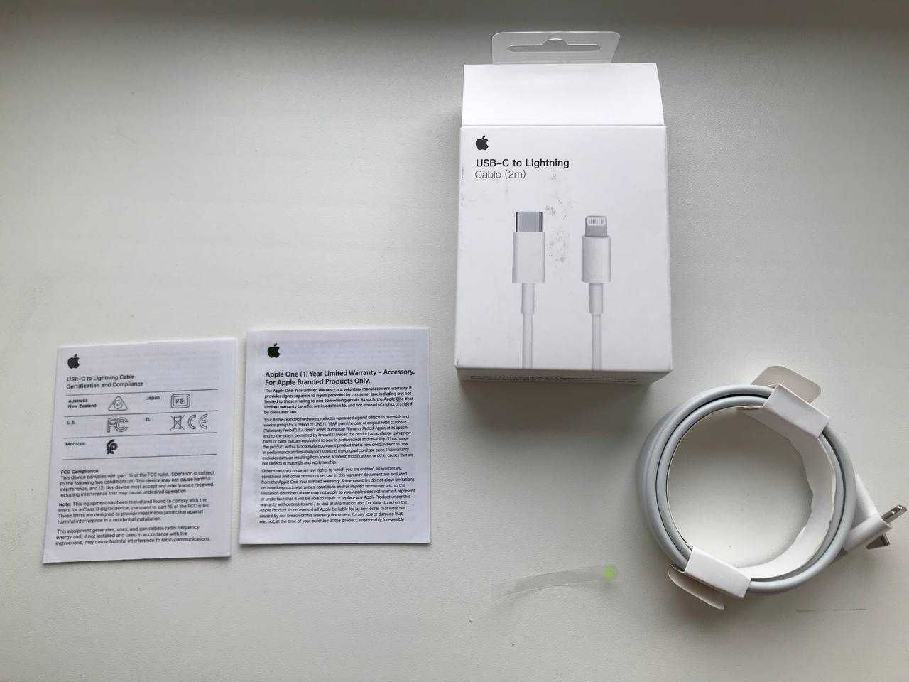 Кабель USB-C to lightning 2m