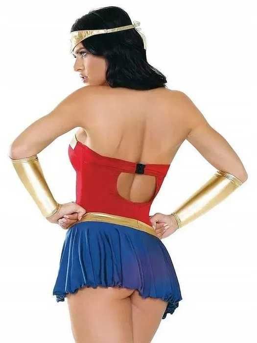 L / XL strój Wonder Woman, kostium superbohater, przebranie erotyczne