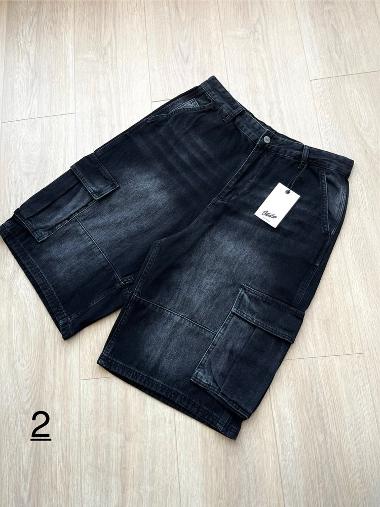 Шорти Pull&Bear (S-L) Широкі Оригінал Шорты Широкие Нові Мужские