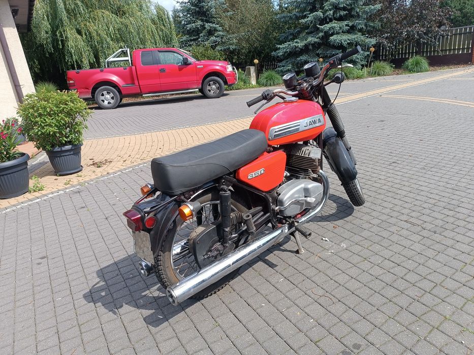 Jawa 350 cz zamiana zamienię motocykl quad cross prl auto bus