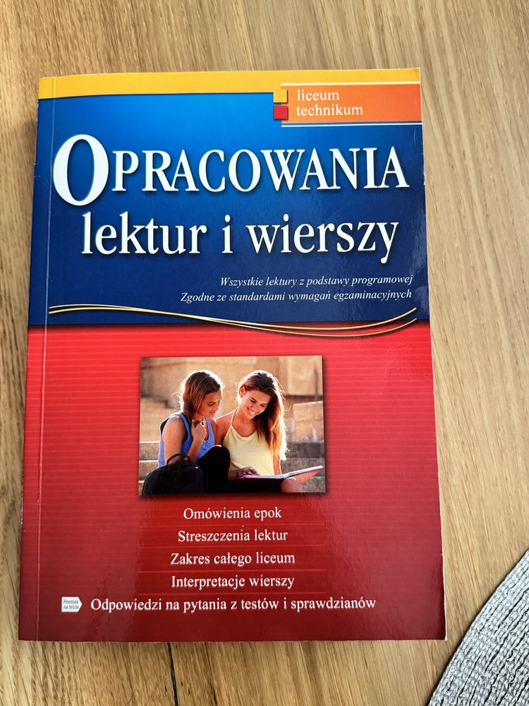 Repetytorium Jezyk Polski opracowania lektur wierszy matura