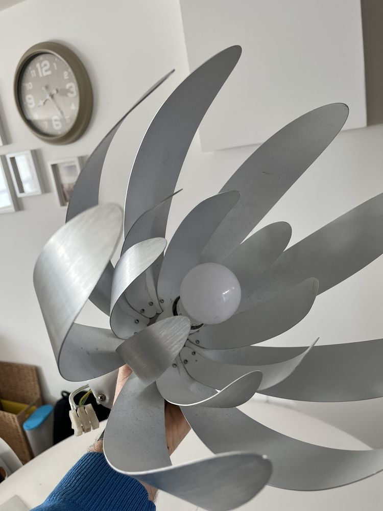 Lampa kuchenna aluminium szczotkowane