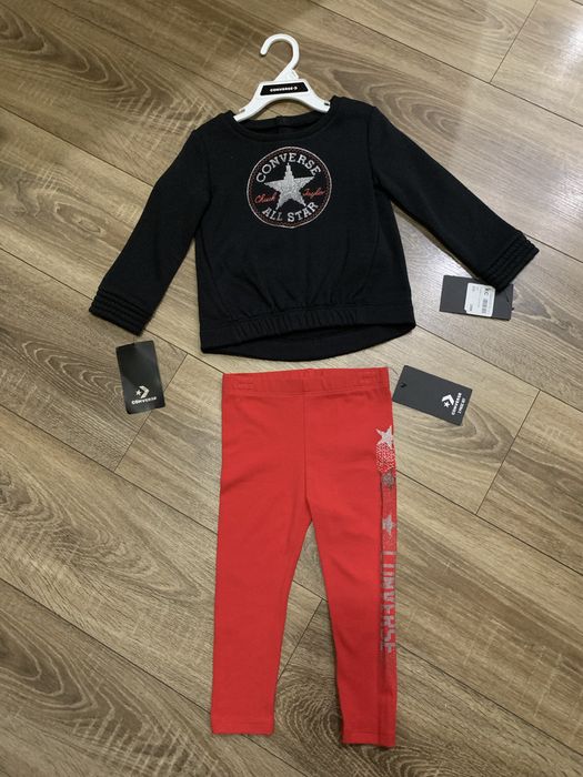 Костюм , кофта,лосіни для дівчинки Next, Converse, next, розмір 24 міс