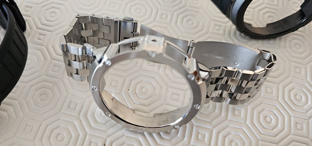 Correia Samsung Galaxy Watch 5 Pro em aço inoxidável