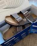 Nowe BirkenstockArizona Brązowy UnisexTrampki 41
