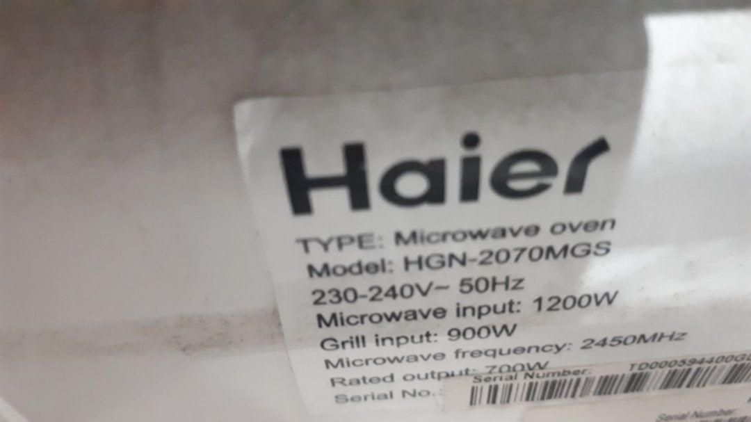 Kuchenka mikrofalowa Mikrofala Haier