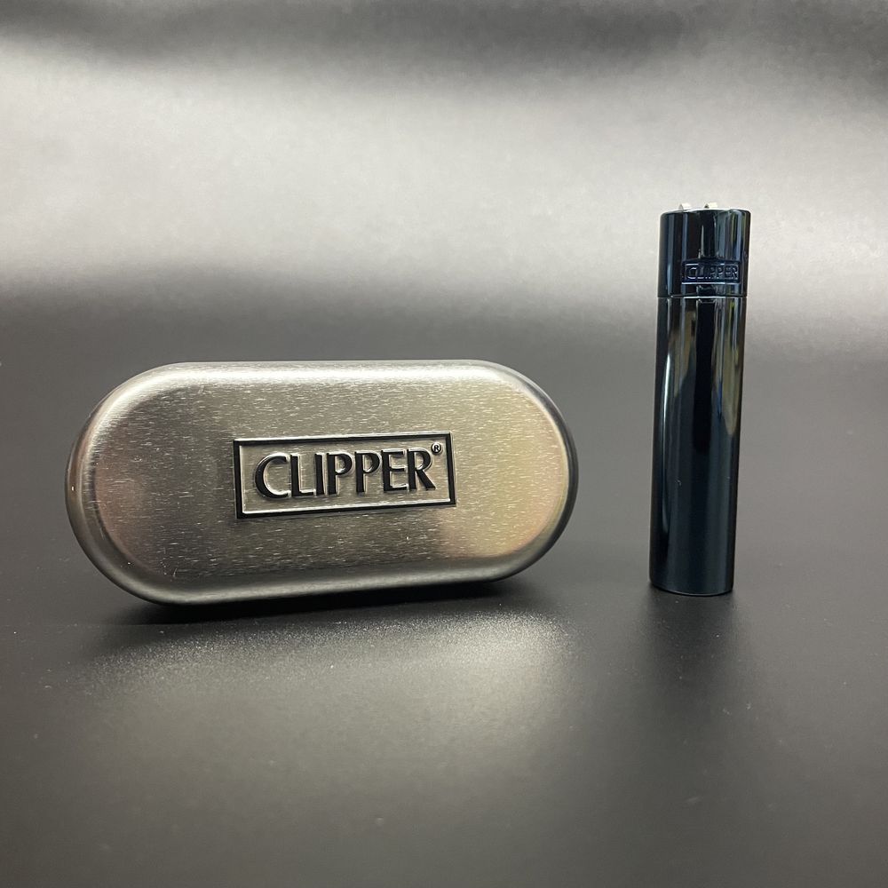 Подарочный набор Clipper deep BLUE Зажигалка запальничка клипер