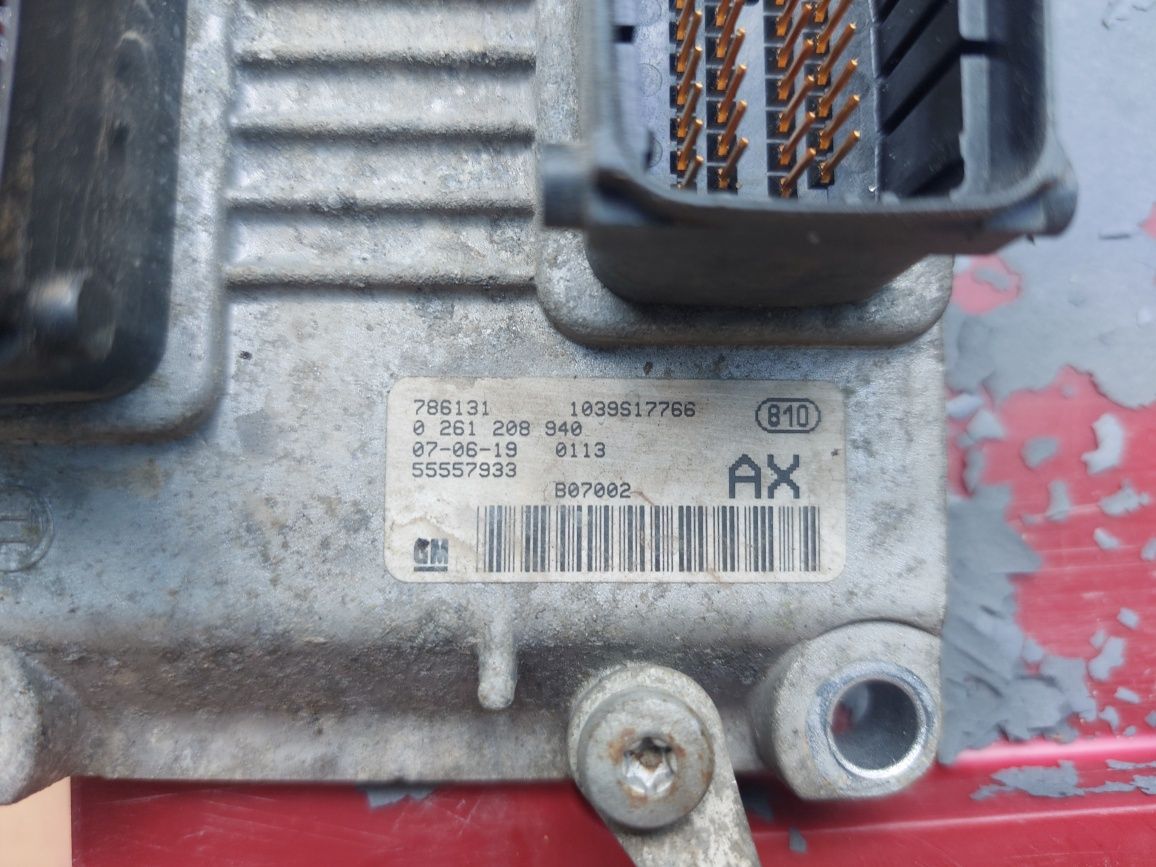 Komputer sterownik silnika zestaw startowy Opel Corsa D 1,2 16V Z12XEP