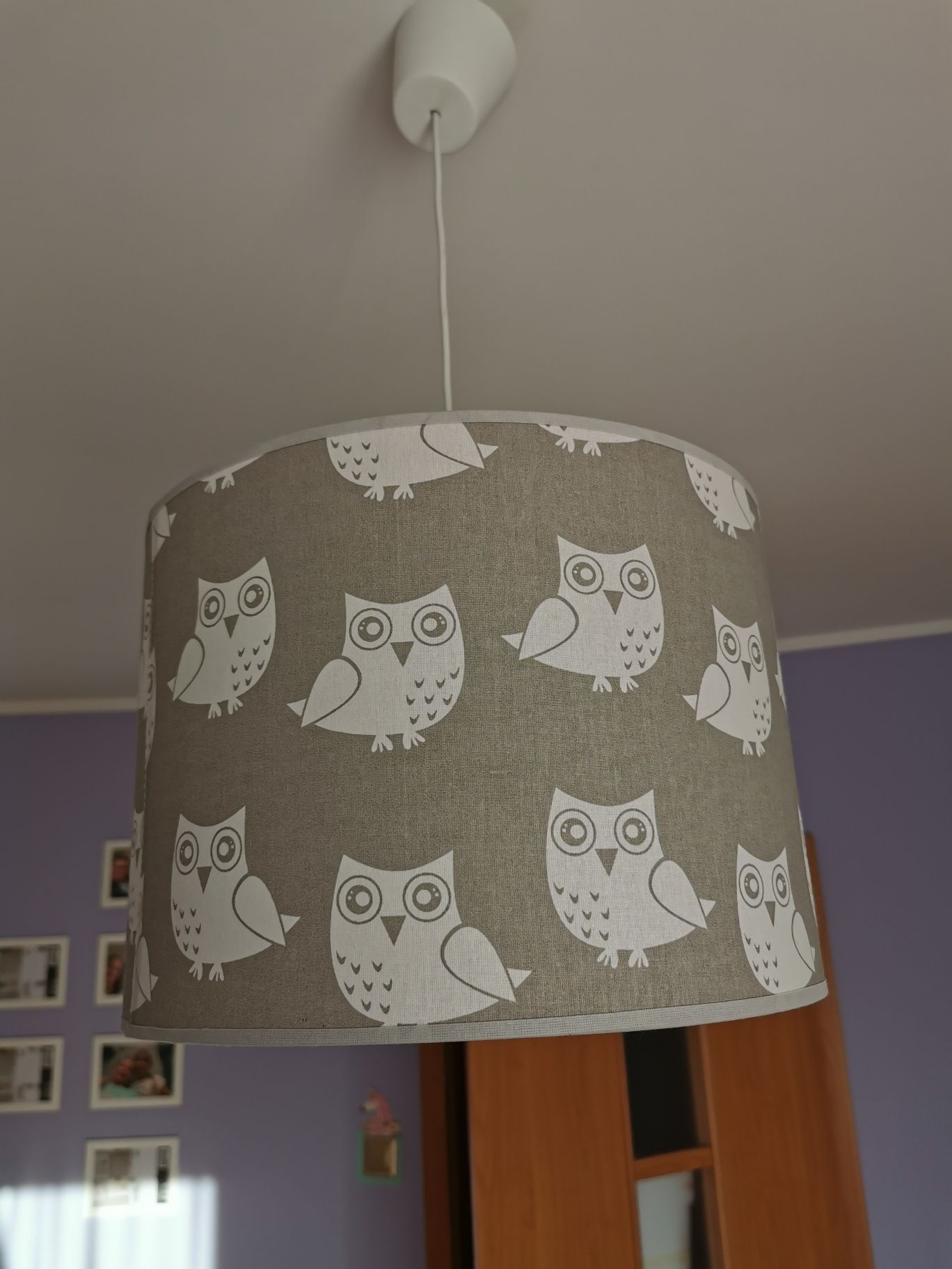 Lampa sowy żyrandol