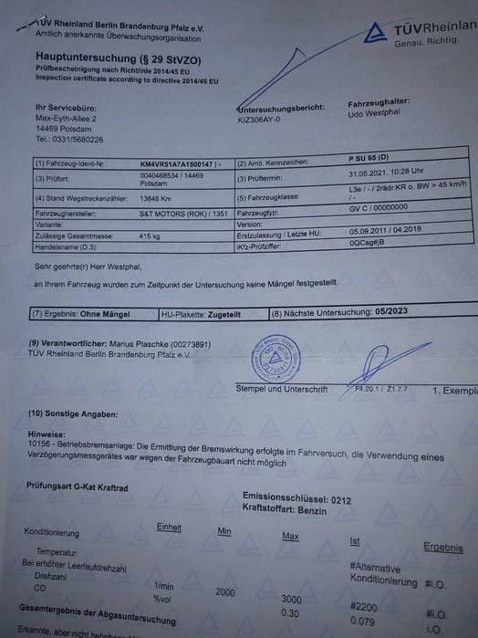 Hyosung St7 DELUXE 2011 na wtrysku