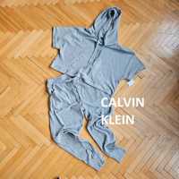 Szara piżama, lounge set Calvin Klein XS S M