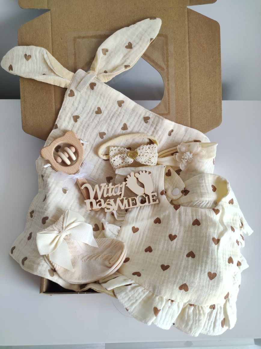 Zestaw Prezentowy baby shower narodziny chrzest prezent baby box