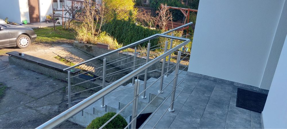 Balustrady Schody Zabezpieczenia Ze Stali Nierdzewnej