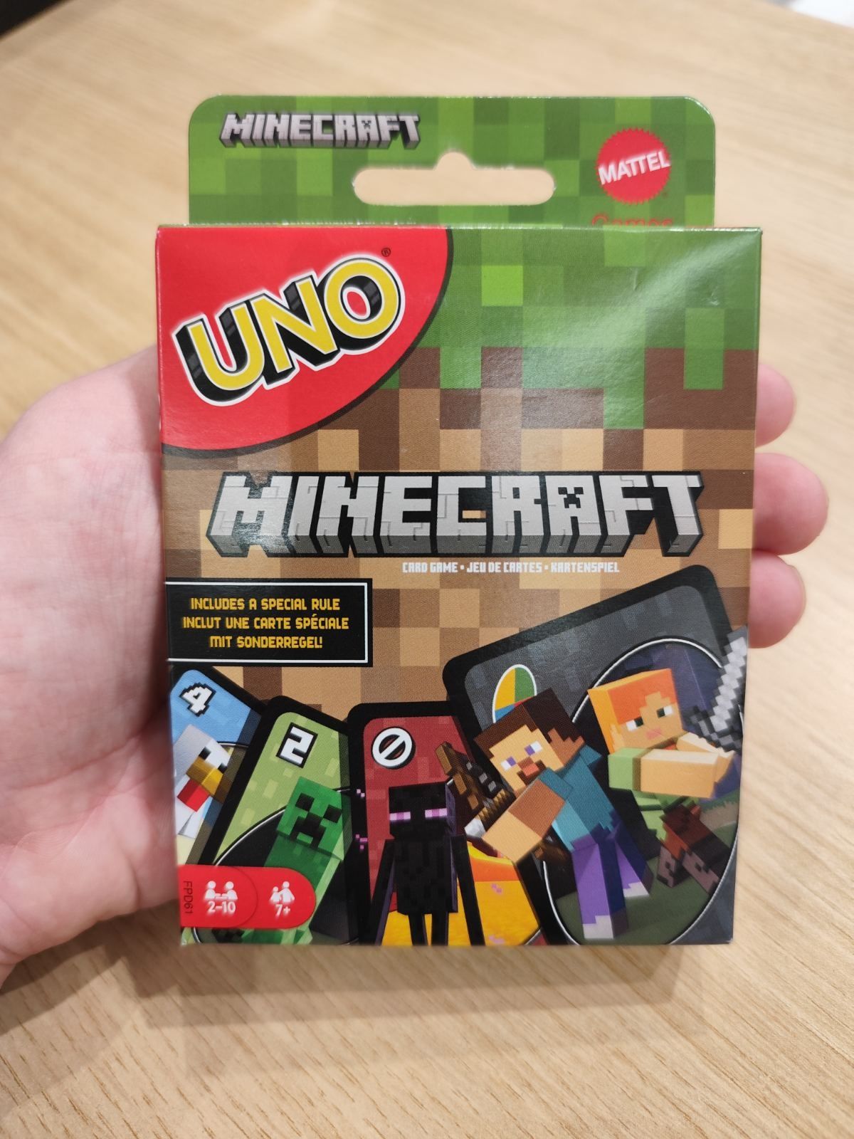 Гра карткова UNO Minecraft