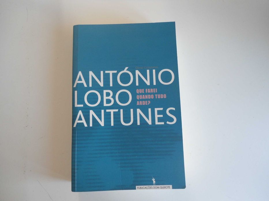 Que farei quando tudo arde? por António Lobo Antunes