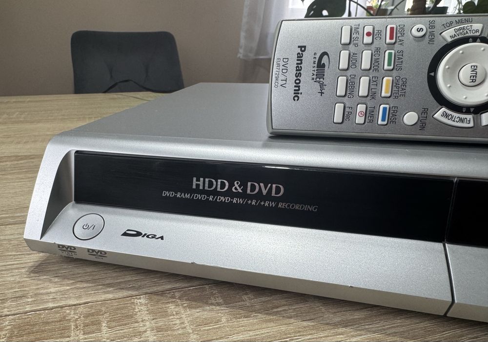 Panasonic DMR-EH55 #Nagrywarka DVD HDD #160GB #SD #DivX #DV-in #Pilot