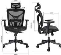 krzesło biurowe siatka fotel obrotowy
