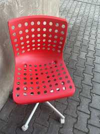 Krzesło Ikea czerwone