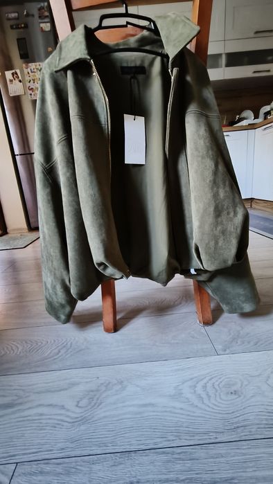 Zamszowa miękka kurtka