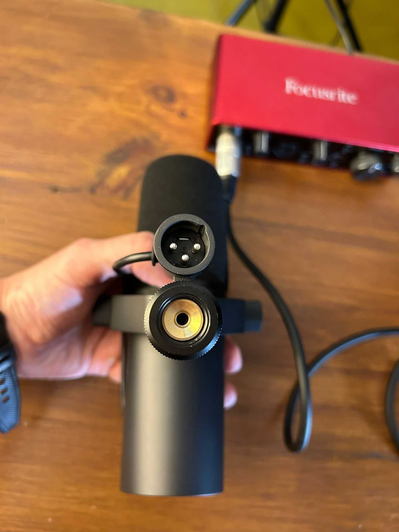 Shure SM7B mikrofon dynamiczny + DM1 Dynamite - przedwzmacniacz