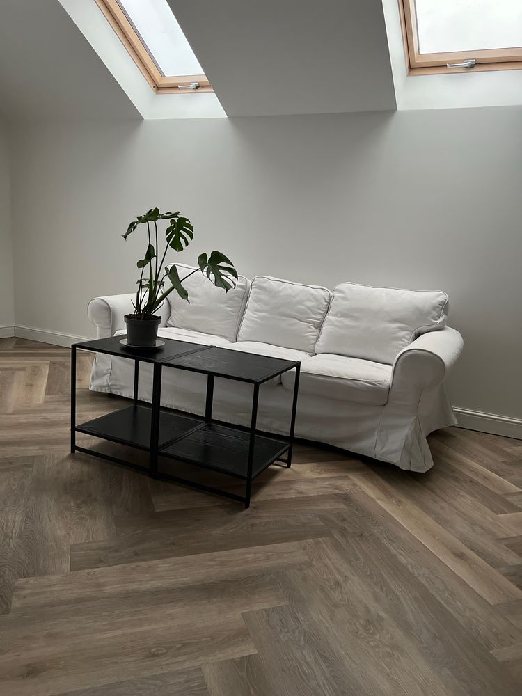 Sofa 3 osobowa ikea ektorp biała stary model nierozkładana