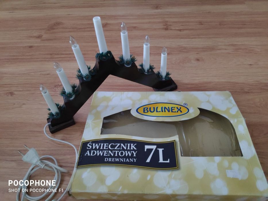 Świecznik adwentowy.