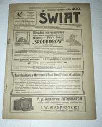 Świat 1922 pismo tygodniowe ilustrowane