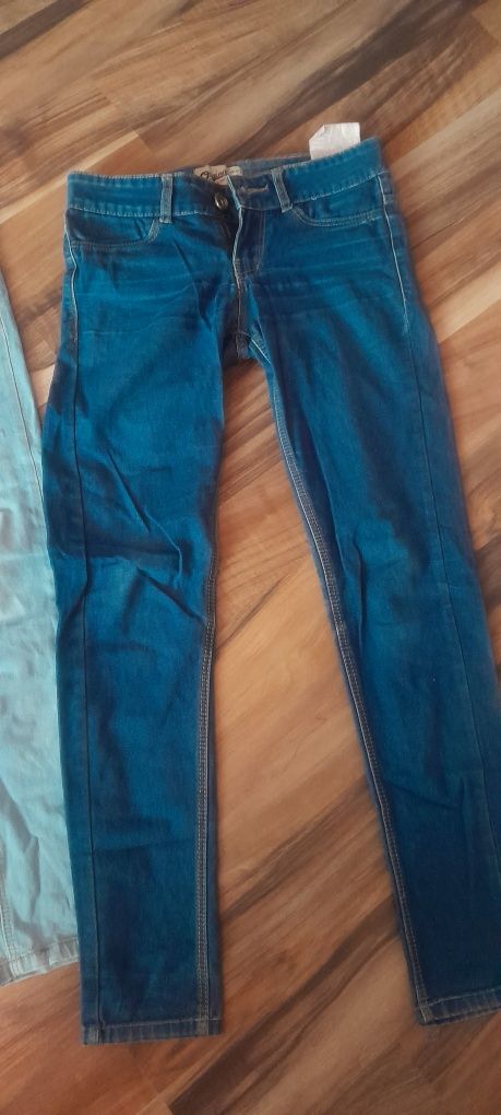 Spodnie 3pak 3 pary zestaw jeans Bershka