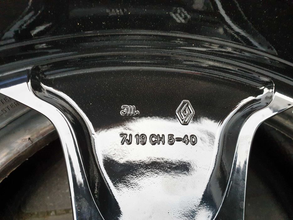 Felgi aluminiowe 19" 5x114,3 7J Et 40 Mazda Renault Nissan itp.