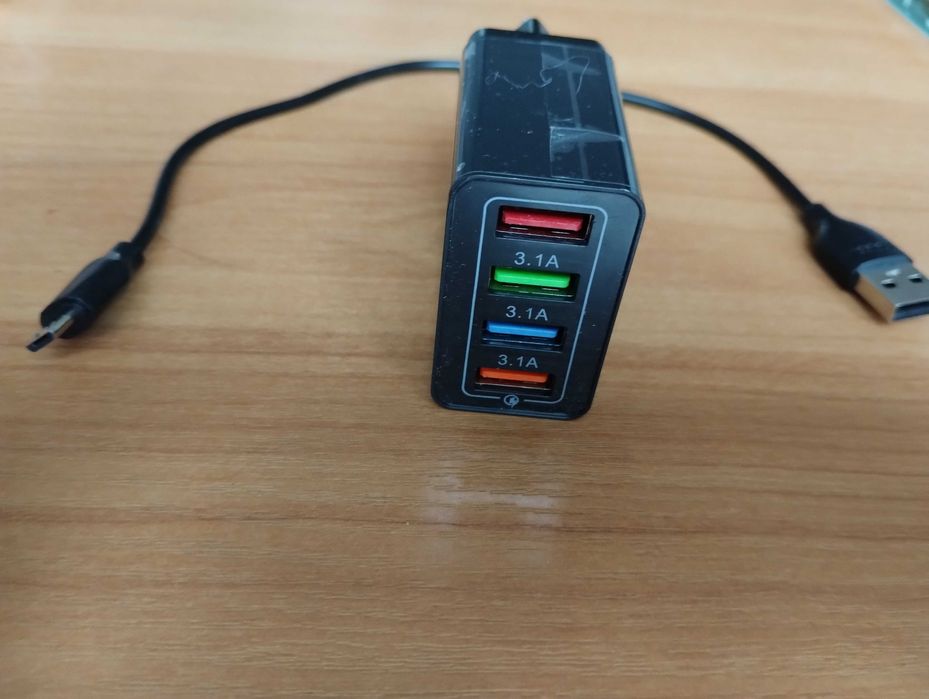 Зарядное устройство телефона Quick Charge 3.0 и кабель USB - miсro usb